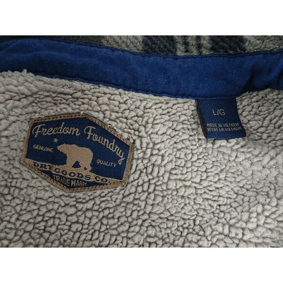 Freedom Foundry Button up Sweater Size L - Picture 6 of 9